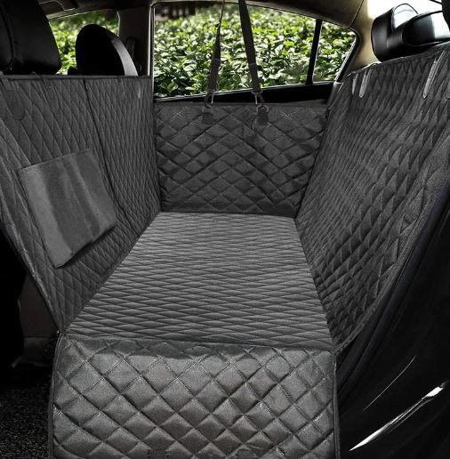 Waterproof Dog Car Seat Cover - Hammock Style with Mesh Window
