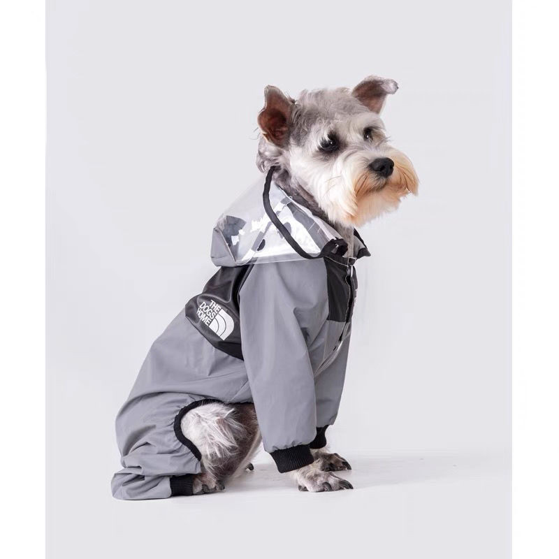 Reflective Waterproof Dog Raincoat - Small Breeds
