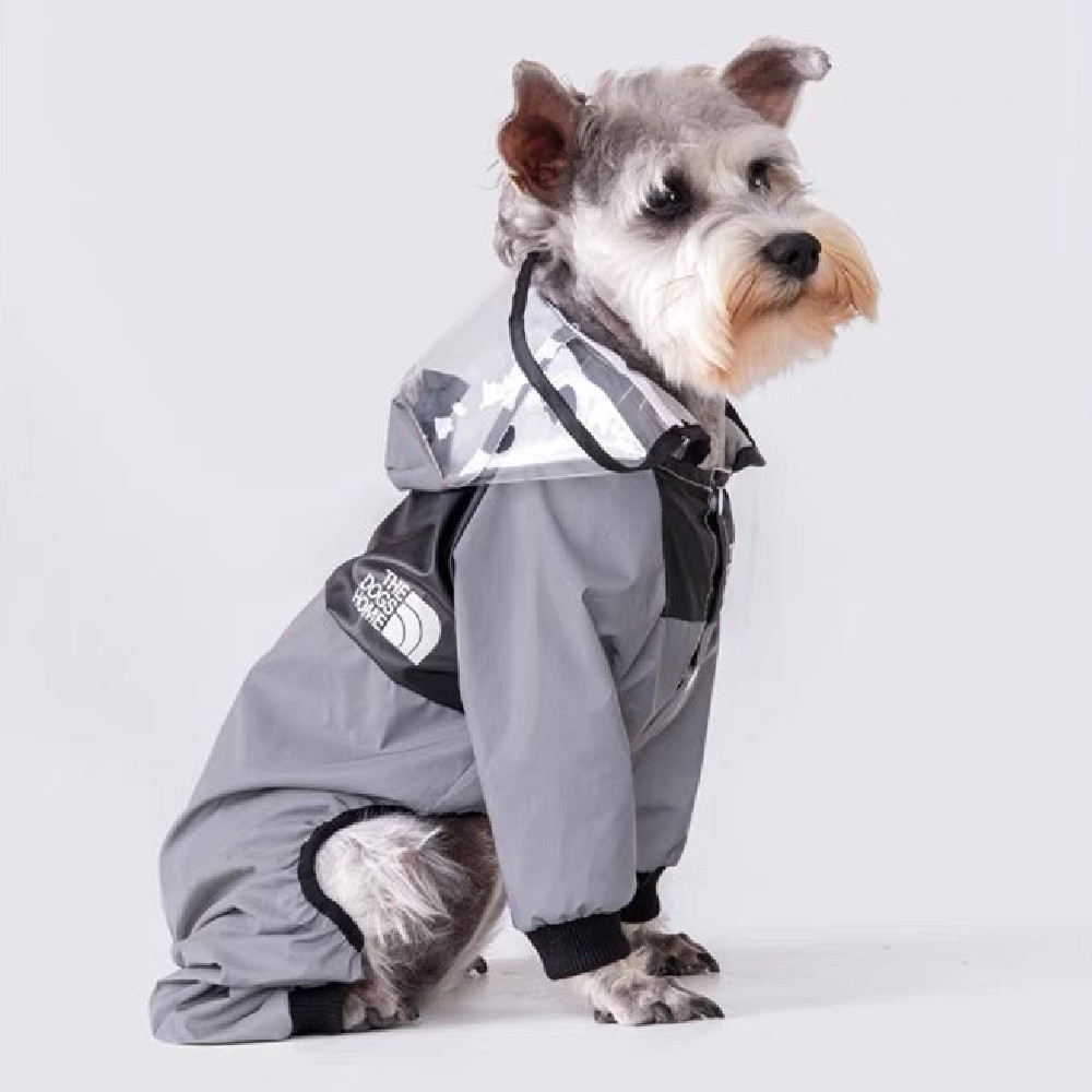 Reflective Waterproof Dog Raincoat - Small Breeds