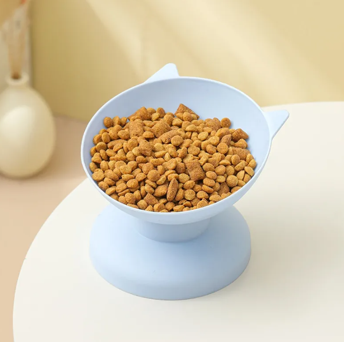 Oversized Cat Food Bowl : Wide, Spill-Resistant Design
